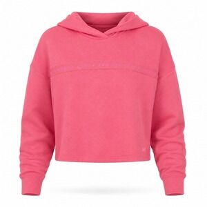 Under Armour Hoodie M Pink Cotton Blend Athletic Barbiecore Gorpcore Sporty